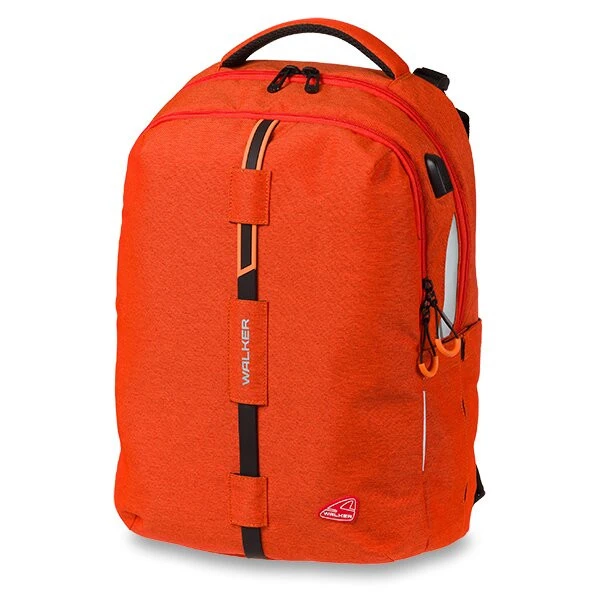 Schulrucksack WALKER Elite, Red Melange 3 Schulrucksack WALKER Elite, Red Melange