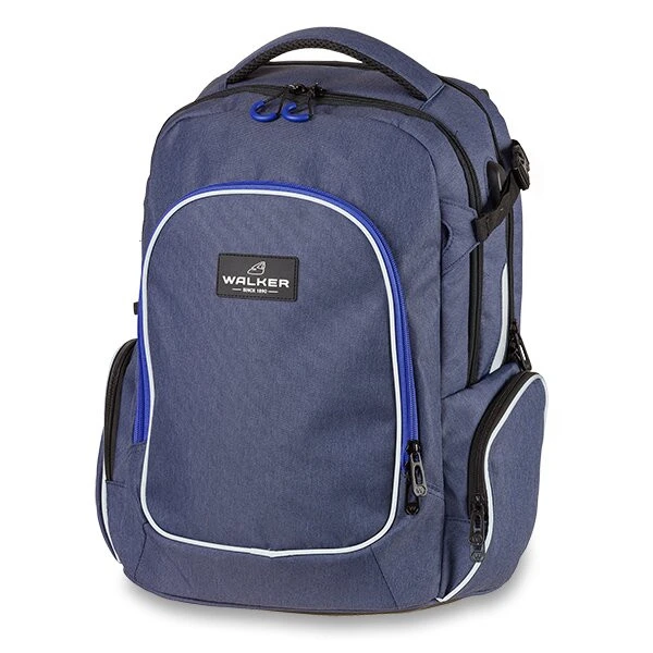 Schulrucksack WALKER Campus Evo, Blue Ivy/Blue 3 Schulrucksack WALKER Campus Evo, Blue Ivy/Blue