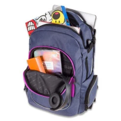 Schulrucksack WALKER Campus Evo, Blue Ivy/Pink -Schulrucksack 64883