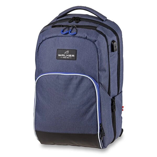 Schulrucksack WALKER College, Blue Ivy/Pink 5 Schulrucksack WALKER College, Blue Ivy/Pink – Bild 3