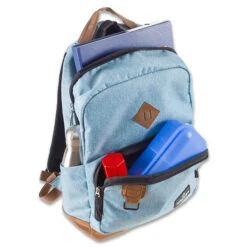 Rucksack WALKER Pure Eco, Washed Blue -Schulrucksack 64931