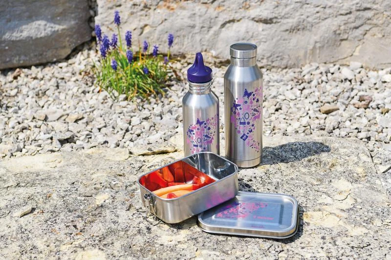 Trinkflasche Aus Edelstahl Mizu Step By Step 0,56 L, Purple & Rose 4 Trinkflasche Aus Edelstahl Mizu Step By Step 0,56 L, Purple & Rose – Bild 2