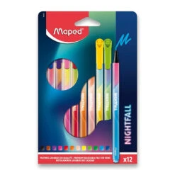 Kinderfilzstifte Maped Color'Peps Deco Nightfall, 12 Farben