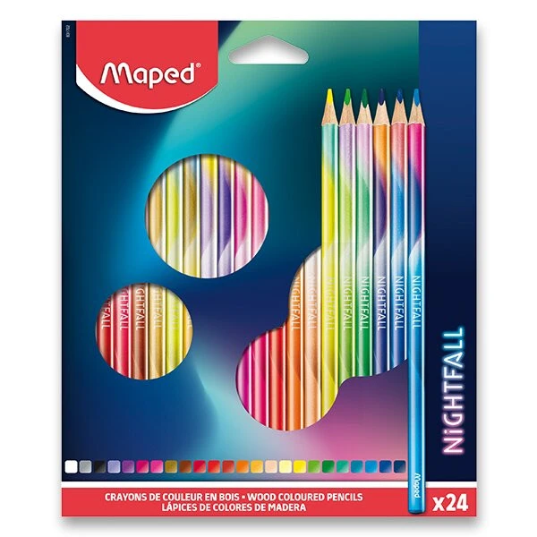 Maped Color'Peps Nightfall Buntstifte, 24 Farben 3 Maped Color'Peps Nightfall Buntstifte, 24 Farben