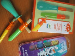 Set Von Künstlerbedarf Für Vorschulkinder -Schulrucksack 65366