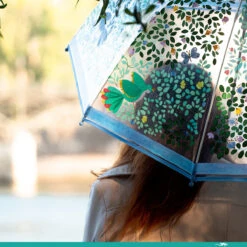 Djeco Großer Regenschirm - Wildvögel -Schulrucksack 67002