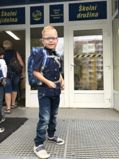 Schulranzen Ergobag Cubo 5teiliges Set - FallrückziehBär -Schulrucksack 67509