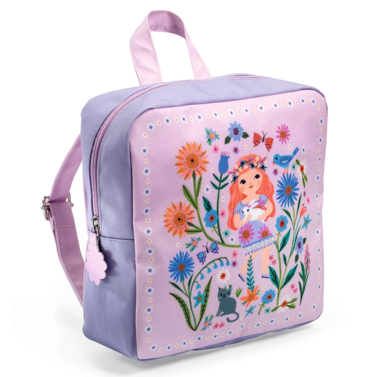 Djeco Kinderrucksack - Mädchen Lila 3 Djeco Kinderrucksack - Mädchen Lila