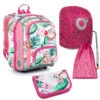 Großes Schulset Topgal BEBE 23001 G - Schulrucksack + Federmäppchen + Schuhbeutel + Regenhülle 1 Großes Schulset Topgal BEBE 23001 G - Schulrucksack + Federmäppchen + Schuhbeutel + Regenhülle -Schulrucksack 72585