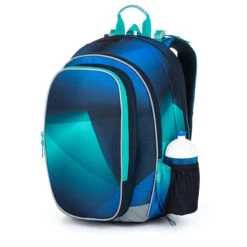 Großes Schulset Topgal MIRA 23019 B - Schulrucksack + Federmäppchen + Schuhbeutel + Regenhülle -Schulrucksack 72906