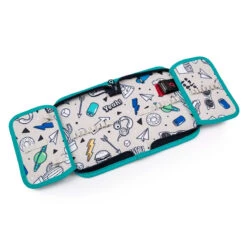 Großes Schulset Topgal MIRA 23019 B - Schulrucksack + Federmäppchen + Schuhbeutel + Regenhülle -Schulrucksack 72915