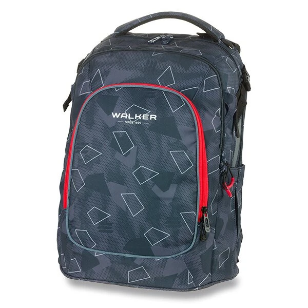 Rucksack WALKER, Campus Evo 2.0, Grey Polygon 3 Rucksack WALKER, Campus Evo 2.0, Grey Polygon