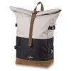 Rucksack WALKER Roll-up Two, Light Grey / Anthracite -Schulrucksack 75487