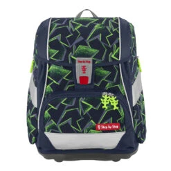 Schulranzen-Set 2IN1 PLUS Step By Step, "Wild T-Rex Taro" (5-teiliges Set), AGR Zertifikat -Schulrucksack 76252