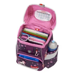 Schulranzen-Set 2IN1 PLUS Step By Step, "Unikorn Nuala" (5-teiliges Set), AGR Zertifikat -Schulrucksack 76268