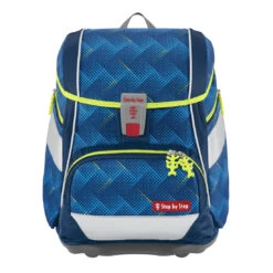 Schulranzen-Set 2IN1 PLUS Step By Step, "Hero Tom" (5-teiliges Set), AGR Zertifikat -Schulrucksack 76285