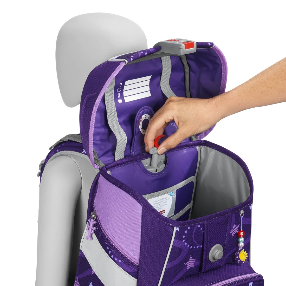 Schulranzen Space - 5-teiliges Set, Step By Step, Pegasus Emily, AGR-Zertifikat 11 Schulranzen Space - 5-teiliges Set, Step By Step, Pegasus Emily, AGR-Zertifikat – Bild 9