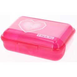 Lunchbox Step By Step Mit Trennwand, Glitter Heart Hazle 7 Lunchbox Step By Step Mit Trennwand, Glitter Heart Hazle -Schulrucksack 76796
