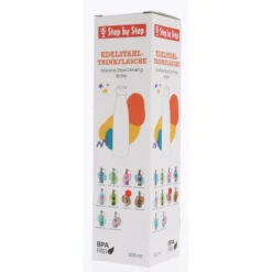 Edelstahl-Trinkflasche Step By Step, 0,50 L, Horse Lima -Schulrucksack 76859