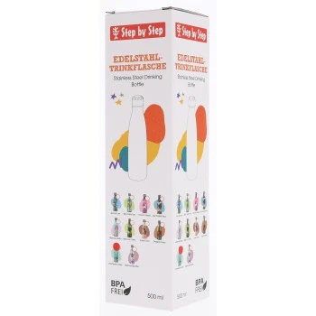 Edelstahl-Trinkflasche Step By Step, 0,50 L, Chameleon Joshy 5 Edelstahl-Trinkflasche Step By Step, 0,50 L, Chameleon Joshy – Bild 3