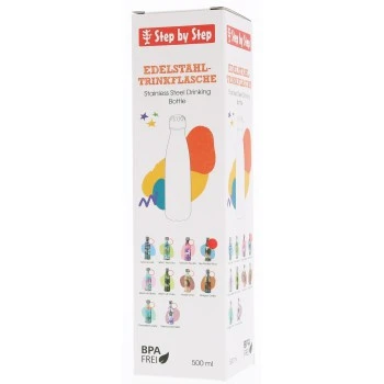Edelstahl-Trinkflasche Step By Step, 0,50 L, Sky Rocket Rico 5 Edelstahl-Trinkflasche Step By Step, 0,50 L, Sky Rocket Rico – Bild 3