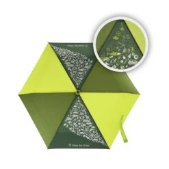 Step By Step Kinderregenschirm Magic Rain Effect, Lime -Schulrucksack 76893