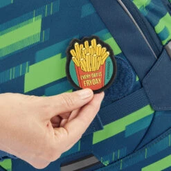 Schulrucksack Coocazoo MATE, Lime Stripe, AGR-Zertifikat -Schulrucksack 77005