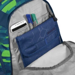 Schulrucksack Coocazoo MATE, Lime Stripe, AGR-Zertifikat -Schulrucksack 77007
