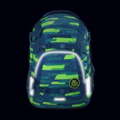 Schulrucksack Coocazoo MATE, Lime Stripe, AGR-Zertifikat -Schulrucksack 77008