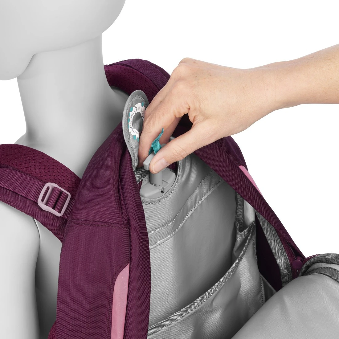 Schulrucksack Coocazoo PORTER, Cherry Blossom, AGR-Zertifikat 7 Schulrucksack Coocazoo PORTER, Cherry Blossom, AGR-Zertifikat – Bild 5