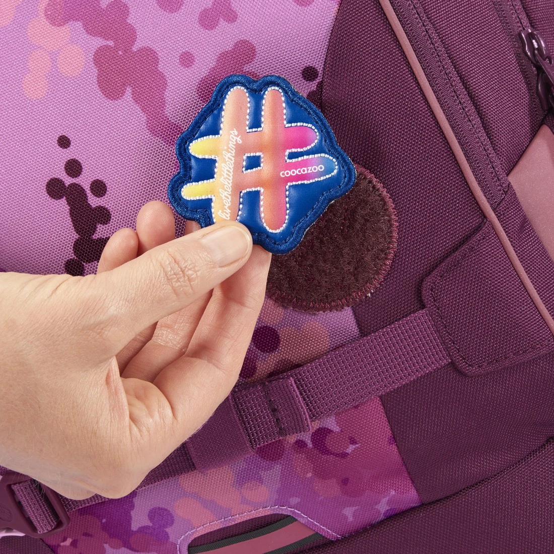 Schulrucksack Coocazoo PORTER, Cherry Blossom, AGR-Zertifikat 8 Schulrucksack Coocazoo PORTER, Cherry Blossom, AGR-Zertifikat – Bild 6
