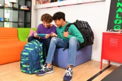 Schulrucksack Coocazoo MATE, Lime Stripe, AGR-Zertifikat -Schulrucksack 77062