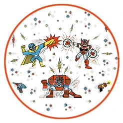 Djeco Kinder-Regenmantel M - Superhero -Schulrucksack 78460