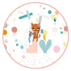 Djeco Kinder-Regenmantel S - Katze 9 Djeco Kinder-Regenmantel S - Katze -Schulrucksack 78476