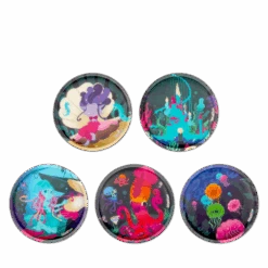 Ergobag Klettie-Set (5-tlg.) MATT - Unterwasser Feen