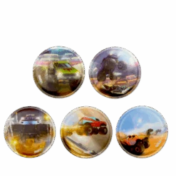 Ergobag Klettie-Set (5-tlg.) MATT - Monstertrucks