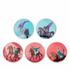 Ergobag Klettie-Set (5-tlg.) MATT - Voltigieren