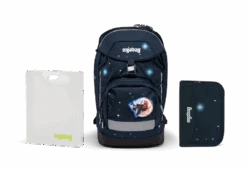 Schulset Ergobag Prime - KoBärnikus: Schulrucksack + Federmäppchen + Heftebox