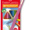 Faber-Castell Faber-Castel Junior Dreiecksstifte - 20 Farben + Spitzer 1 Faber-Castell Faber-Castel Junior Dreiecksstifte - 20 Farben + Spitzer -Schulrucksack 9065